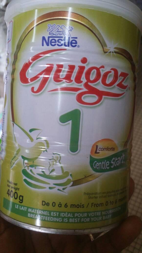 GUIGOZ Confort 1,Lait en poudre pour nourisson de 0-6 mois- 400g –